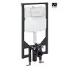 Crosswater - 1.14m Height Ultra Slim Wall Hung WC Support Frame (w/ Concealed Cistern) WCF118X50-VS+2 -FlushPro Shop WCF118X50 VS p