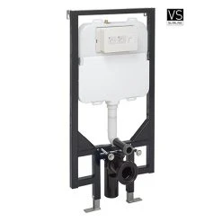 Crosswater - 1.14m Height Ultra Slim Wall Hung WC Support Frame (w/ Concealed Cistern) WCF118X50-VS+2