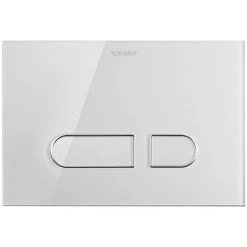 Duravit DuraSystem A1 Glass Flush Plate - White - WD5002012000