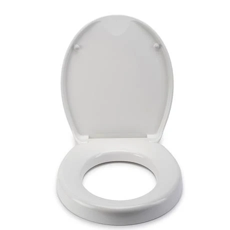 Croydex Raised White Toilet Seat - WL400522H 5 Croydex Raised White Toilet Seat - WL400522H - Image 3