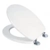 Croydex Flexi-Fix Kielder White Anti-Bacterial Toilet Seat - WL600822H 1 Croydex Flexi-Fix Kielder White Anti-Bacterial Toilet Seat - WL600822H -FlushPro Shop WL600822H P