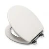 Croydex Lugano White Flexi-Fix Toilet Seat with Soft Close and Quick Release - WL601022H -FlushPro Shop WL601022H P