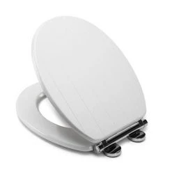Croydex Portland White Sit Tight Toilet Seat with Soft Close and Quick Release - WL601122H -FlushPro Shop WL601122H D1 460