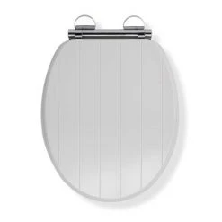 Croydex Portland White Sit Tight Toilet Seat with Soft Close and Quick Release - WL601122H -FlushPro Shop WL601122H D2 460