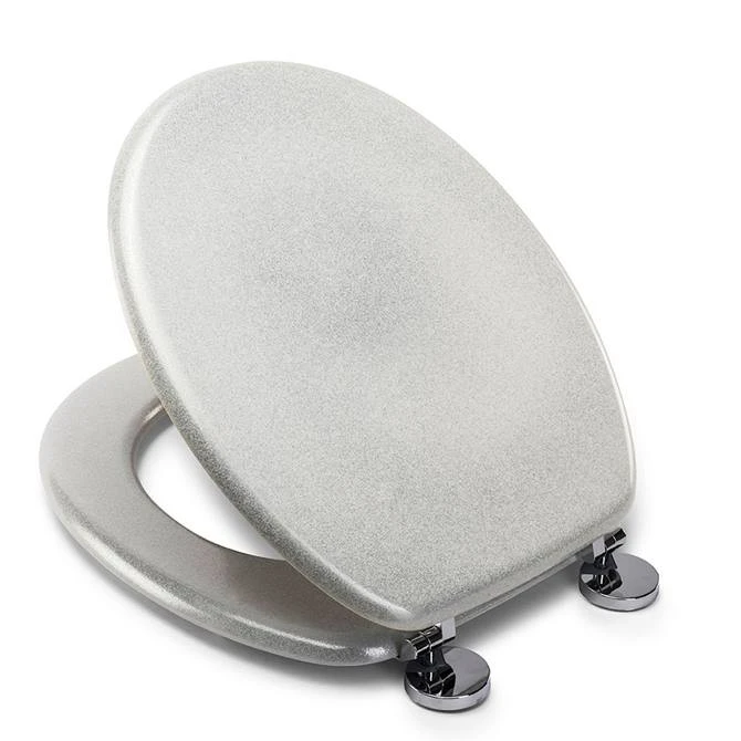 Croydex Flexi-Fix White Quartz Effect Anti-Bacterial Toilet Seat - WL601822H 3 Croydex Flexi-Fix White Quartz Effect Anti-Bacterial Toilet Seat - WL601822H