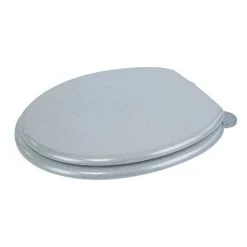Croydex Flexi-Fix Silver Quartz Effect Anti-Bacterial Toilet Seat - WL601840H 7 Croydex Flexi-Fix Silver Quartz Effect Anti-Bacterial Toilet Seat - WL601840H -FlushPro Shop WL601840H D2 460