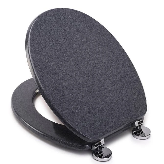 Croydex Flexi-Fix Dove Granite Effect Anti-Bacterial Toilet Seat - WL601931H 3 Croydex Flexi-Fix Dove Granite Effect Anti-Bacterial Toilet Seat - WL601931H