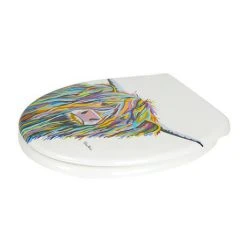 Croydex Angus McCoo Flexi-Fix Toilet Seat by Steven Brown Art - WL604022 -FlushPro Shop WL604022 D3 460
