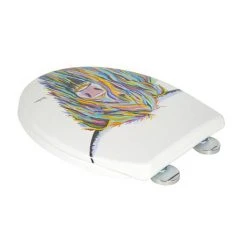 Croydex Angus McCoo Flexi-Fix Toilet Seat by Steven Brown Art - WL604022 -FlushPro Shop WL604022 D5 460