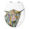 Croydex Angus McCoo Flexi-Fix Toilet Seat by Steven Brown Art - WL604022 -FlushPro Shop WL604022 P