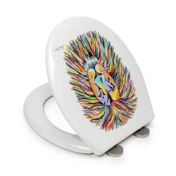 Croydex Lewis McZoo Flexi-Fix Toilet Seat by Steven Brown Art - WL604322H 10 Croydex Lewis McZoo Flexi-Fix Toilet Seat by Steven Brown Art - WL604322H -FlushPro Shop WL604322H D1 460