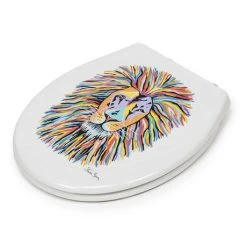 Croydex Lewis McZoo Flexi-Fix Toilet Seat by Steven Brown Art - WL604322H 11 Croydex Lewis McZoo Flexi-Fix Toilet Seat by Steven Brown Art - WL604322H -FlushPro Shop WL604322H D2 460