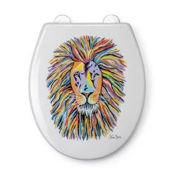 Croydex Lewis McZoo Flexi-Fix Toilet Seat by Steven Brown Art - WL604322H