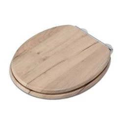 Croydex Corella Grey Oak Effect Flexi-Fix Toilet Seat with Soft Close and Quick Release - WL605231H -FlushPro Shop WL605231H D1 460