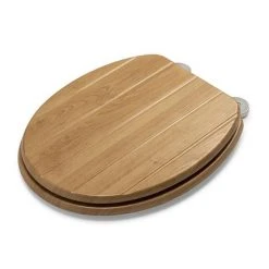 Croydex Tramonti Oak Effect Flexi-Fix Toilet Seat - WL610576H -FlushPro Shop WL610576H D3 460