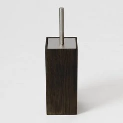 Wooden Toilet Brush & Holder Dark Oak 7 Wooden Toilet Brush & Holder Dark Oak -FlushPro Shop WTBHDO D1 460