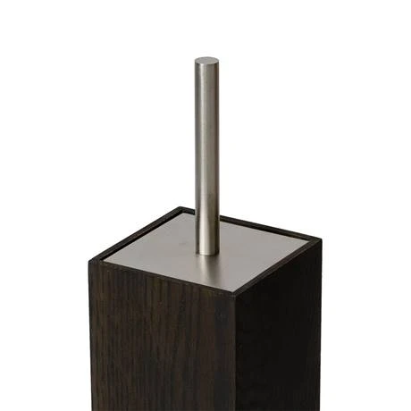 Wooden Toilet Brush & Holder Dark Oak 6 Wooden Toilet Brush & Holder Dark Oak - Image 4