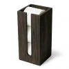 Wooden Spare Toilet Roll Storage Box Dark Oak 2 Wooden Spare Toilet Roll Storage Box Dark Oak -FlushPro Shop WTRBDO P