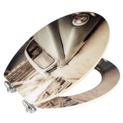 Wenko Old-Time Car Soft Close Toilet Seat -FlushPro Shop Wenko Old Time Car Soft Close Toilet Seat d2 460