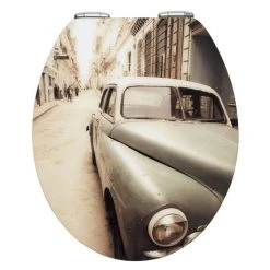 Wenko Old-Time Car Soft Close Toilet Seat