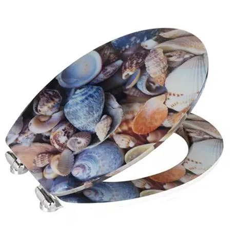 Wenko Sea Shell 3D Effect Soft Close Toilet Seat 5 Wenko Sea Shell 3D Effect Soft Close Toilet Seat - Image 3