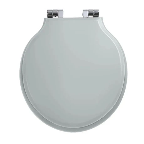Imperial Etoile Soft Close Toilet Seat with Chrome Hinges - Grey Ecru 3 Imperial Etoile Soft Close Toilet Seat with Chrome Hinges - Grey Ecru