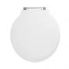 Imperial Etoile Standard Toilet Seat with Chrome Hinges - Gloss White -FlushPro Shop XE50000110 P