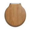 Imperial Etoile Standard Toilet Seat with Chrome Hinges - Natural Oak 2 Imperial Etoile Standard Toilet Seat with Chrome Hinges - Natural Oak -FlushPro Shop XE50000120 P