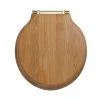 Imperial Etoile Standard Toilet Seat with Antique Gold Hinges - Natural Oak -FlushPro Shop XE50000220 P