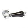 Imperial Chrome & Black Ceramic Cistern Lever Handle 2 Imperial Chrome & Black Ceramic Cistern Lever Handle -FlushPro Shop XO12000140 P