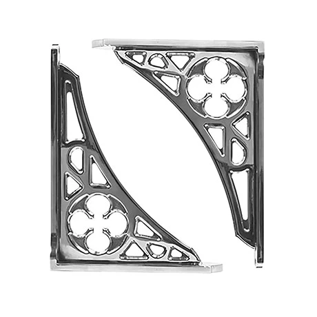 Imperial Ironbridge Chrome High Level Cistern Brackets (Pair) 3 Imperial Ironbridge Chrome High Level Cistern Brackets (Pair)