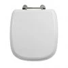Imperial Radcliffe Standard Toilet Seat with Chrome Hinges - Gloss White -FlushPro Shop XW50000110 P