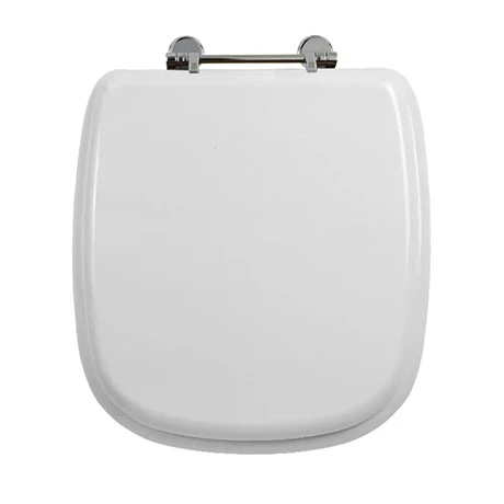 Imperial Radcliffe Standard Toilet Seat with Chrome Hinges - Gloss White 3 Imperial Radcliffe Standard Toilet Seat with Chrome Hinges - Gloss White