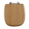 Imperial Radcliffe Standard Toilet Seat with Chrome Hinges - Natural Oak -FlushPro Shop XW50000120 P