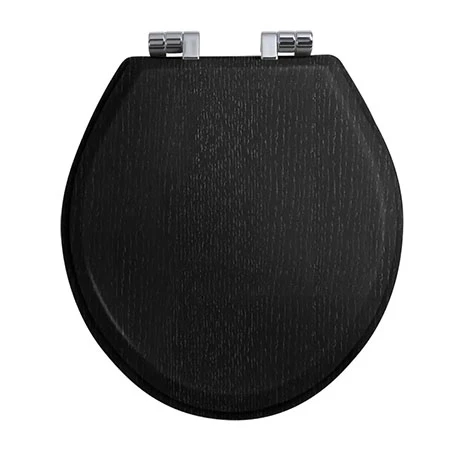 Imperial Oval Soft Close Toilet Seat with Chrome Hinges - Wenge 3 Imperial Oval Soft Close Toilet Seat with Chrome Hinges - Wenge