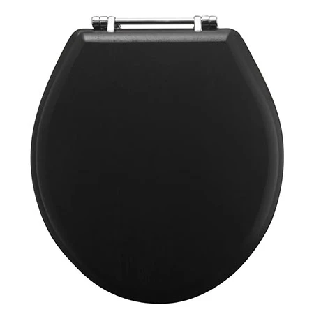 Imperial Oval Standard Toilet Seat with Chrome Hinges - Wenge 3 Imperial Oval Standard Toilet Seat with Chrome Hinges - Wenge