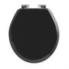Imperial Oval Soft Close Toilet Seat with Chrome Hinges - High Gloss Black 2 Imperial Oval Soft Close Toilet Seat with Chrome Hinges - High Gloss Black -FlushPro Shop XX500SS150SN P