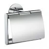 Smedbo Time Toilet Roll Holder with Lid - Polished Chrome - YK3414 -FlushPro Shop YK3414 P