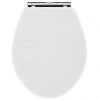 York White Ash Top Fixing Soft Close Toilet Seat -FlushPro Shop YRKTSWHT p