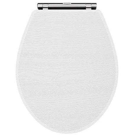 York White Ash Top Fixing Soft Close Toilet Seat 3 York White Ash Top Fixing Soft Close Toilet Seat