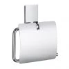 Smedbo Pool Toilet Roll Holder with Cover - Polished Chrome - ZK3414