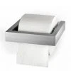 Zack Linea Wall Mounted Toilet Roll Holder - Stainless Steel - 40386