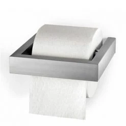 Zack Linea Wall Mounted Toilet Roll Holder - Stainless Steel - 40386