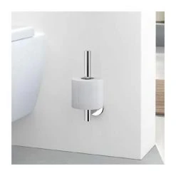 Zack - Scala Stainless Steel Spare Toilet Roll Holder - 40053 -FlushPro Shop Zack Scala Spare Stainless Steel Toilet Roll Holder 40053 d2 375